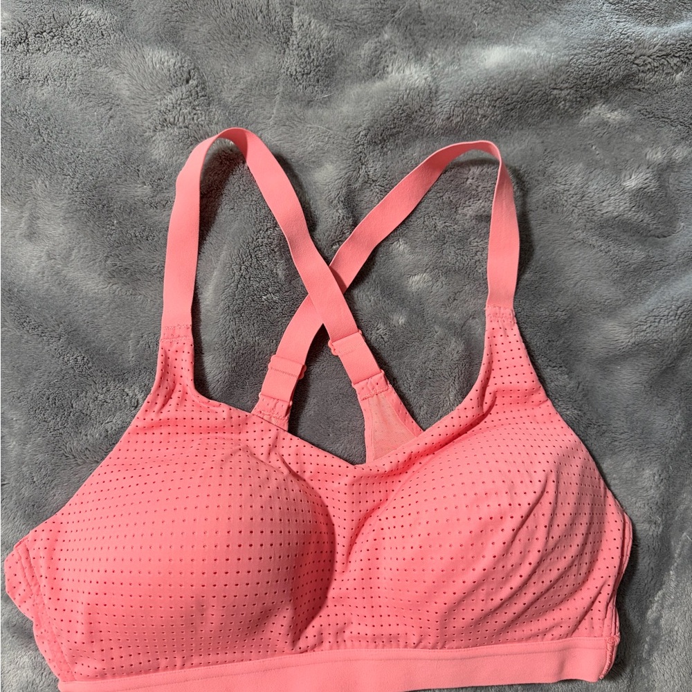 NWOT Victoria's Secret Coral Cross-Back Bra